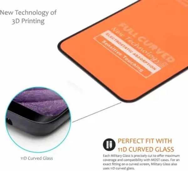 Redmi Note 9 Pro Max-11D (Pack of 2) (Pack of 2) 9H Edge To Edge Tempered Glass for Xiaomi Redmi Note 9 Pro Max-11D (Pack of 2) (Pack of 2)