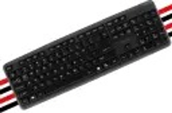 QUANTUM QHM7403D Wired USB Multi-device Keyboard (Black) - black