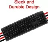 QUANTUM QHM7403D Wired USB Multi-device Keyboard (Black) - black