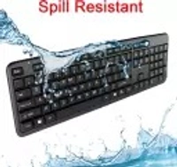 QUANTUM QHM7403D Wired USB Multi-device Keyboard (Black) - black