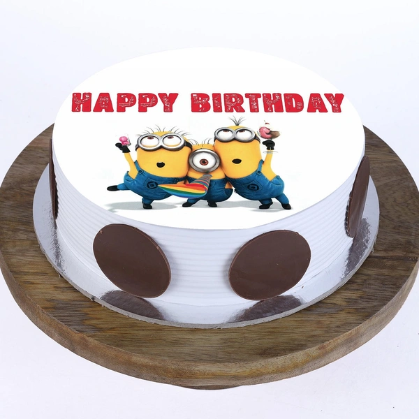 Quickly Minions Butterscotch Cake - 2 Pound