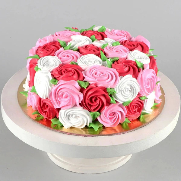 Full Of Rose Designer Cake - 2 Pound