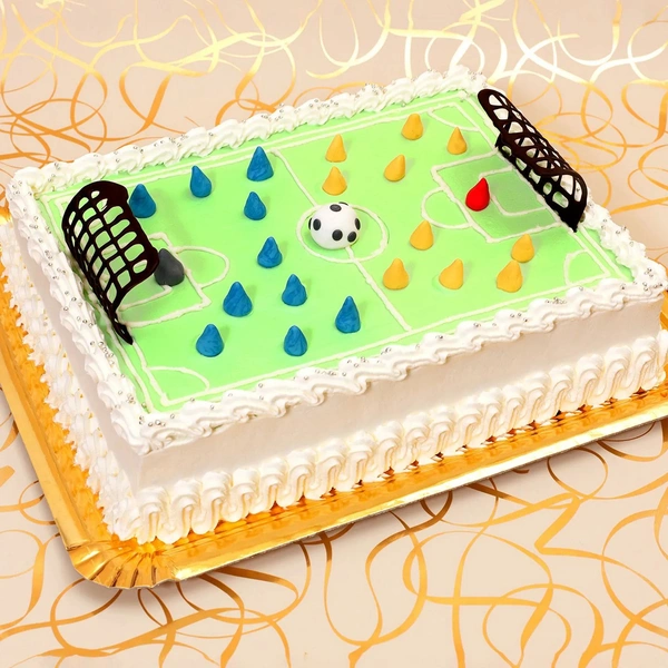 Football Filled Chocolate Cake - 2 Pound