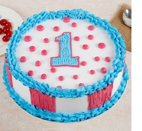 Adorable 1st Bday Vanilla Cake - 1 Pound