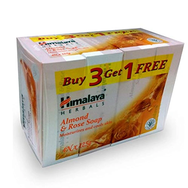 Himalaya Almond&rose125g×4