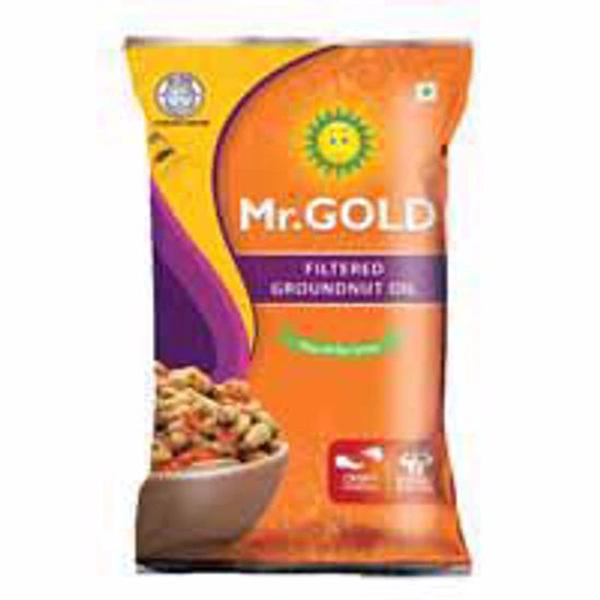 Mr.gold Groundnut Oil Packet 500ml
