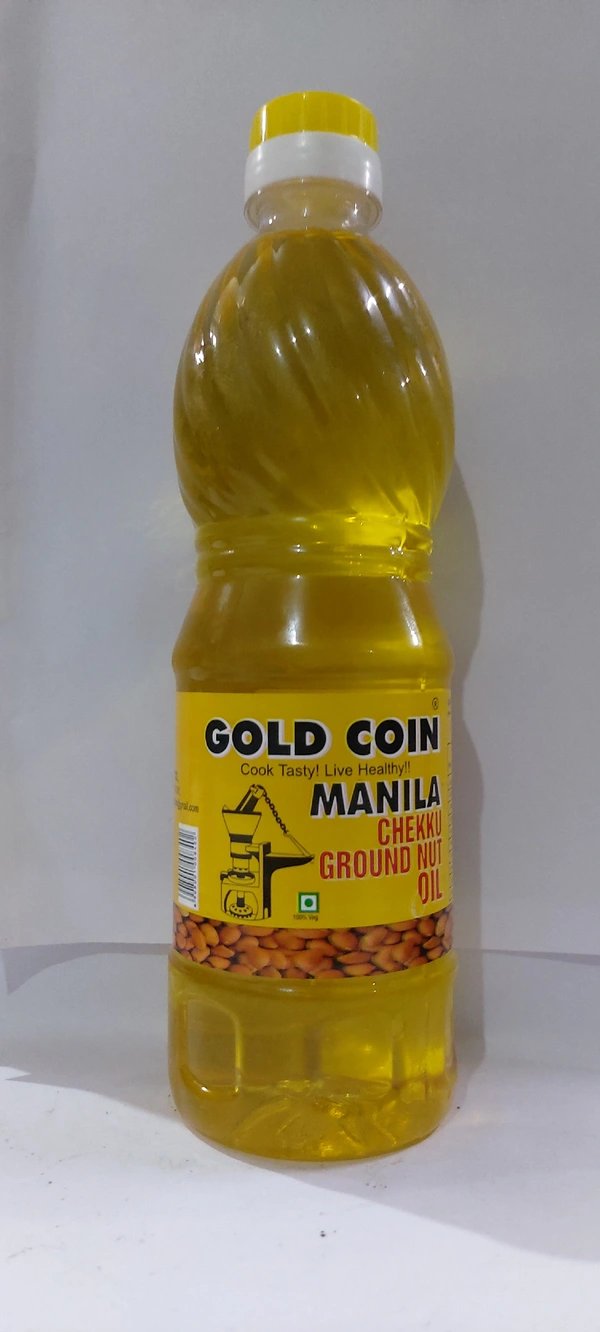 Gold Coin Groundnut Oil Jar 500ml