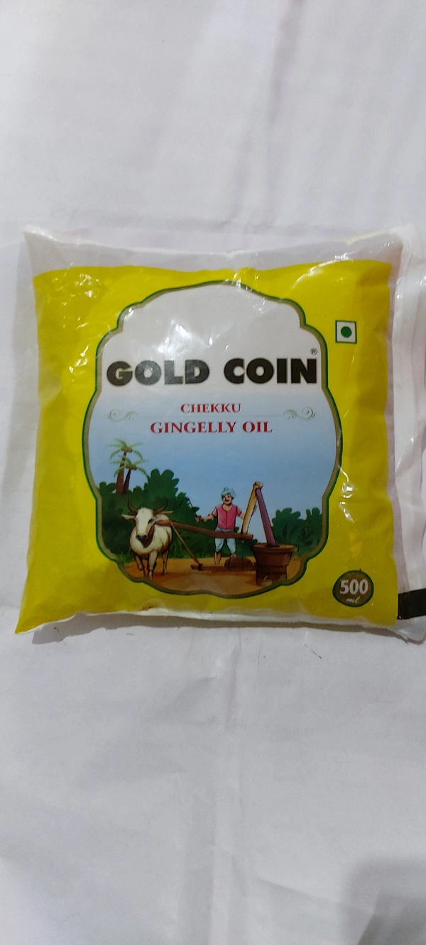 Gold Coin Gingelly Oil Packet 500ml