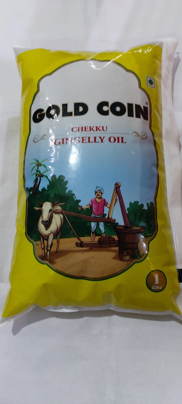 Gold Coin Gingelly Oil Packet 1l