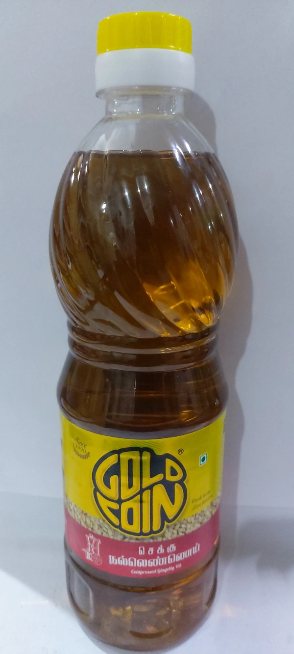 Gold Coin Gingelly Oil Jar 500ml