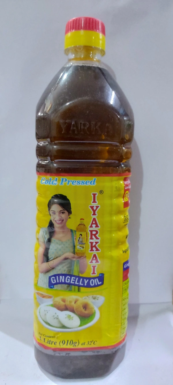iyarkai Gingelly Oil Jar 1l