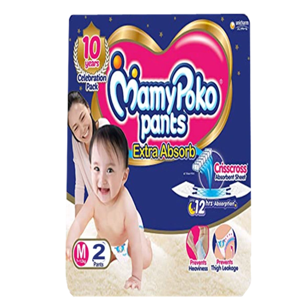 Mamypoko Pants Blue M2 Pc