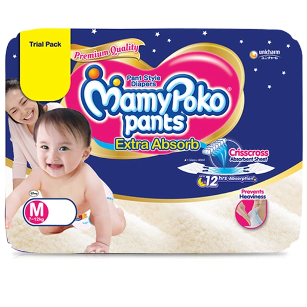Mamypoko Pants Blue M4 Pc