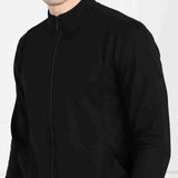 Full Sleeve Men Sweat Shirt  - Dark Black