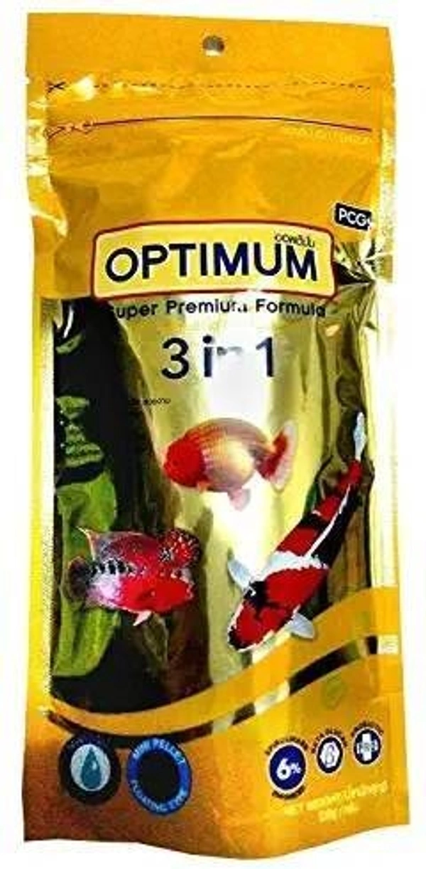 OPTIMUM 3 IN 1 FISH FOOD | 100gm 