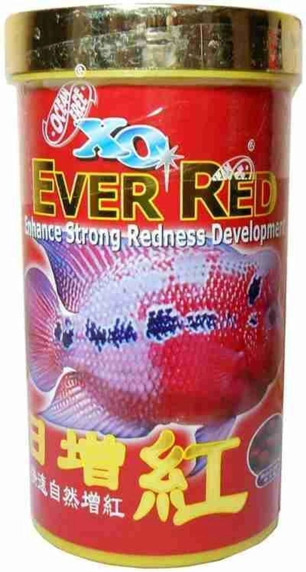 Original XO Ever Red 100g Pellet Food For Enhancing Color Of Flower Horn Fish