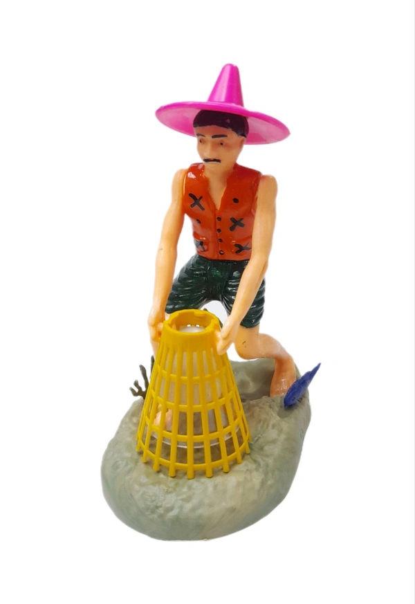 Air Operated Aquarium Decorative Showpiece (Poloman) 