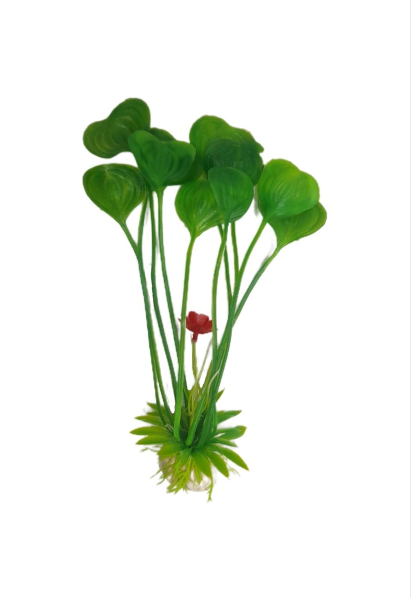Aquarium Decorative Artificial Plastic Plant| Height 10 Inch