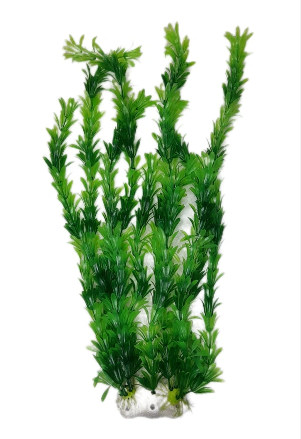 Artificial Plastic Made Plant Showpiece For Decorating Aquarium Beauty|Height: