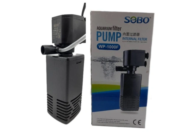 Aquarium Internal Filter / Power Filter|SOBO WP-1000F_POWER : 15W_F.MAX :650L/HR 