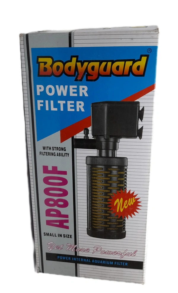 Powerful Aquarium Internal Filter/ Power Filter | Body Guard AP 800F |Power: 13/14 W_F. Max: 500 L/H 