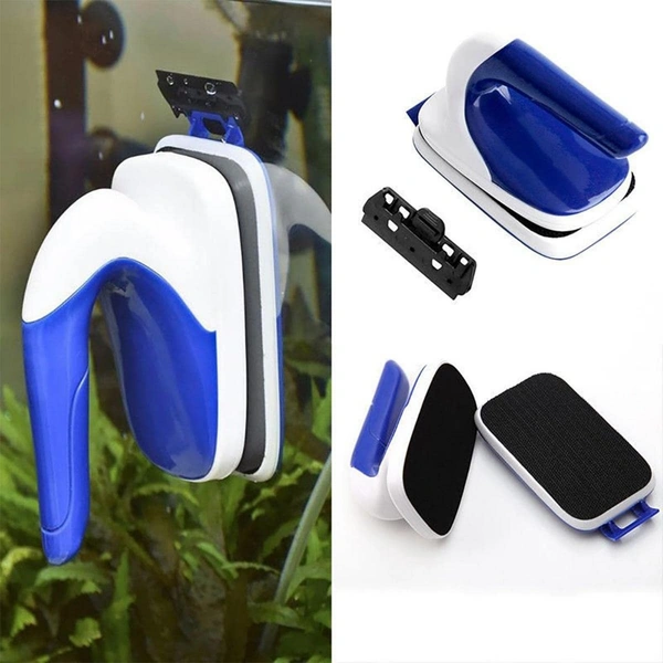 SOBO Aquarium Magnetic Glass Cleaner | Suitable Upto 10 mm Thickness Glass|Model: SB-08 - SB-08/ Upto 12mm