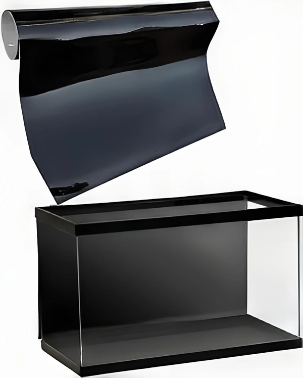 Black Viny Paper 20 Sq. Feet(10/2) For Wrapping  Aquarium Background | Height: 2 Feet