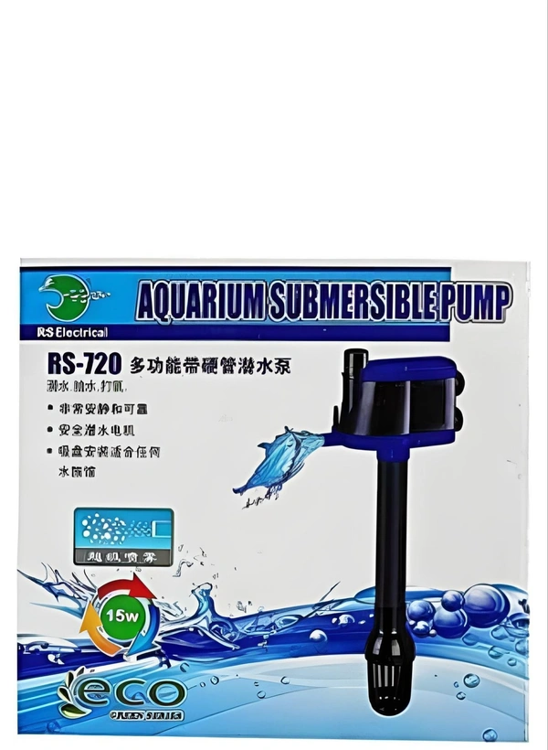 RS Electrical 720 Aquarium Submersible 15 W 1000L/H Power Head for RS Electrical Tanks | RS Top Filters (SMALL)