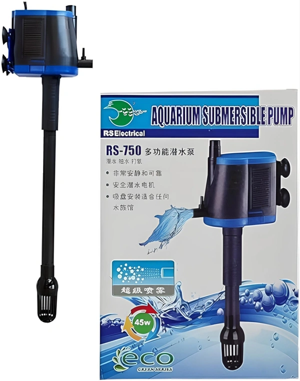 RS Electrical 750 Aquarium Submersible 45 W 3000L/H Power Head for RS Electrical Tanks | RS Top Filters (X-LARGE)