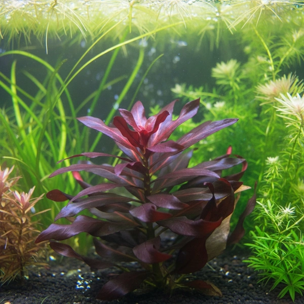 Ludwigia Glandulosa Red Aquarium Plant – Vibrant Red Stem Plant for Aquascaping
