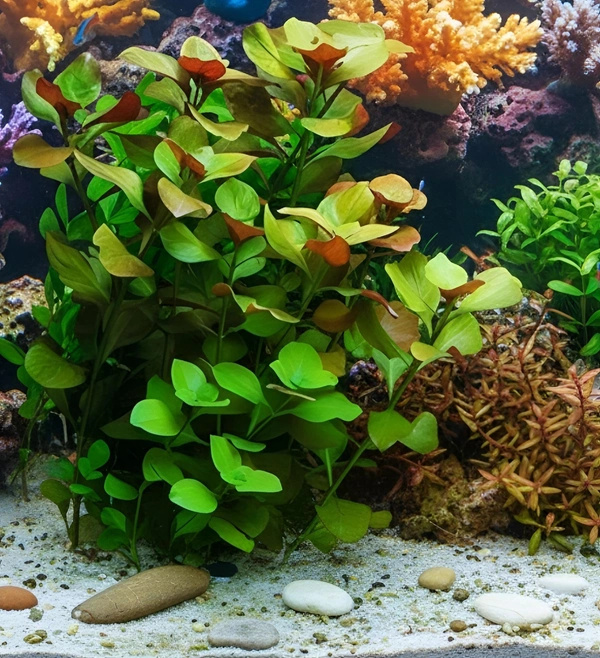 Ludwigia Repens Live Aquarium Plant – Vibrant Red & Green Aquatic Stem Plant for Freshwater Aquariums