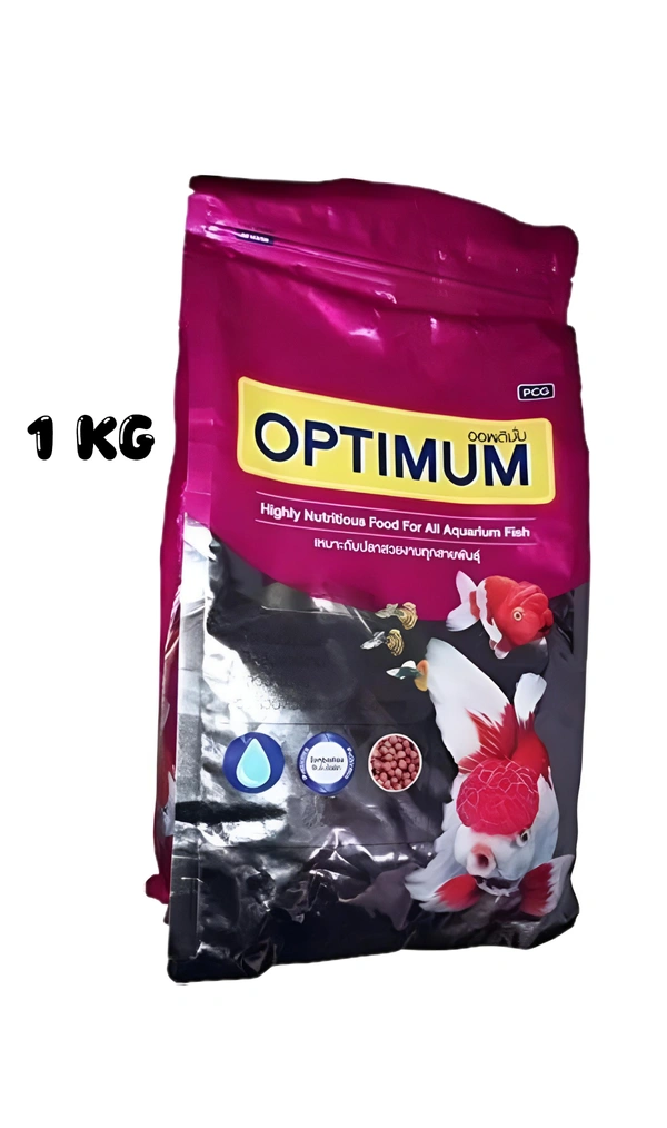 Optimum Fish Food 1kg – Premium Mini Pellet Feed for All Aquarium Fish