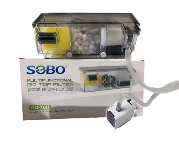 Aquarium Top Filter – SOBO Multifunctional Bio Top Filter  for Efficient Water Filtration