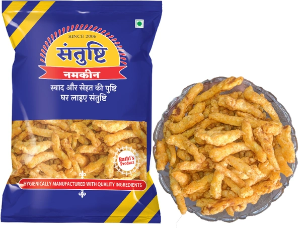 Crunchy Corn Sticks|Namkeen Tomato Flavour|Made in Groundnut Oil - 200 gms