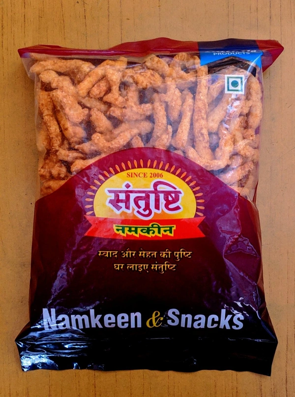 Crunchy Corn Sticks|Namkeen Tomato Flavour|Made in Groundnut Oil - 350 Gms