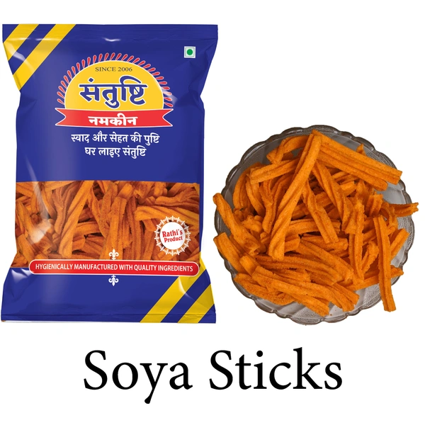 Soya Sticks | Namkeen Tomato Flavour |Crunchy, Made in Groundnut Oil - 350 Gms