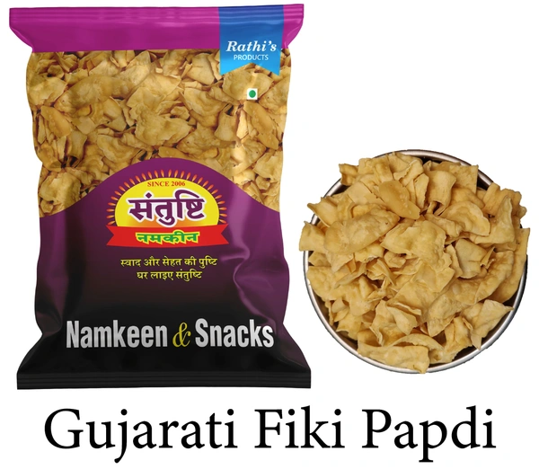 Gujarati Fiki Besan Papdi - 200 gms