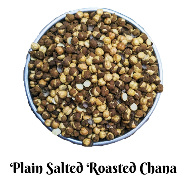 Santushti namkeen Simply Salted Roasted Chana, High in Protein - 400 gms