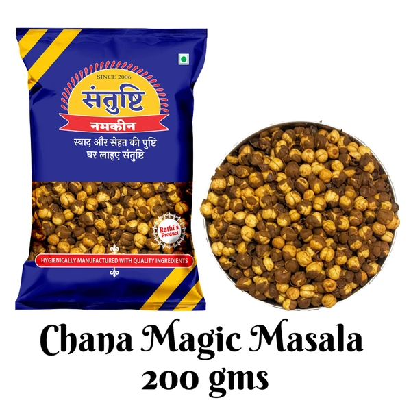SANTUSHTI NAMKEEN Chana magic masala, 200 gms - 200 gms