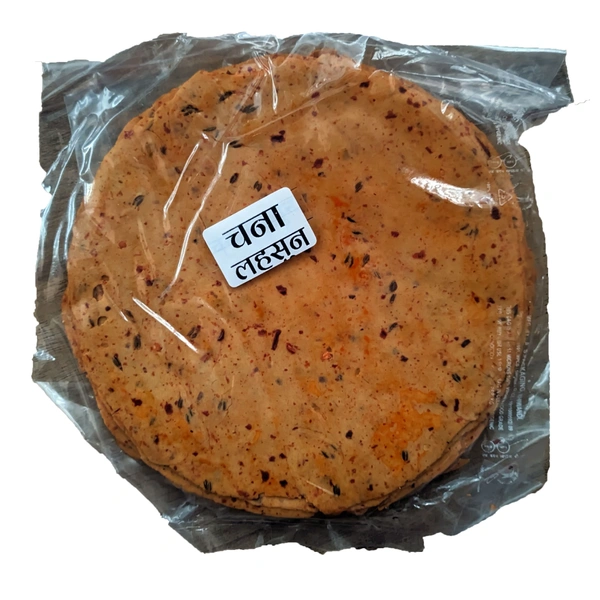 Santushti Namkeen Chana Lahsun Papad | Malwa & Ujjain ka swaad |Hand made papad, Garlic flavour | 200 gms - 