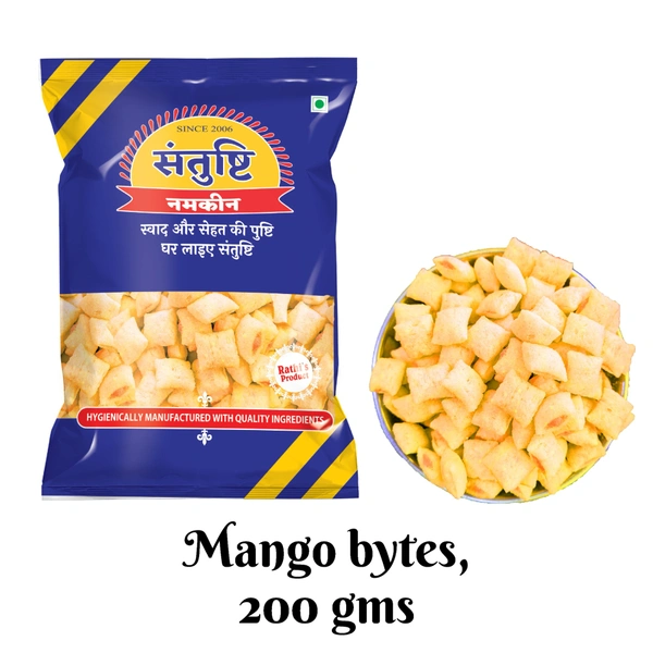 Santushti Namkeen Mango bytes, 200 gms - 200 gms