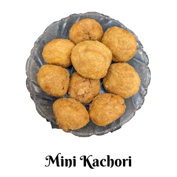 Santushti Namkeen Mini Kachori,Hing Flavour, 200 gms, Crispy and mouth watering - 200 gms