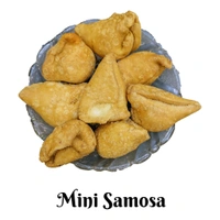 Santushti Namkeen Mini dry Samosa, crispy and mouth watering, sweet and spicy mix flavour - 200 gms