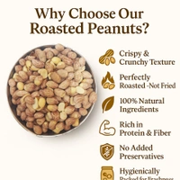 Santushti Namkeen Roasted Salted Peanuts / Khari Sing, 200 gms