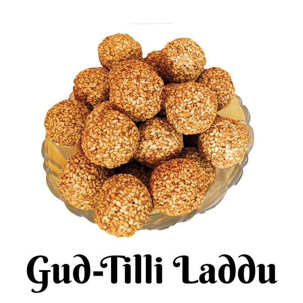 Gud - Tilli Laddu, Traditional Winter Special Sweet box, - 500 gms