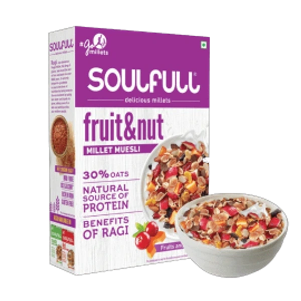 Tata Soulfull Millet Muesli - Fruit & Nut - 400GM