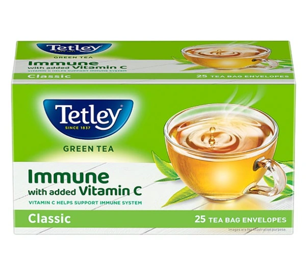 Tetley Green Tea Regular - 25S