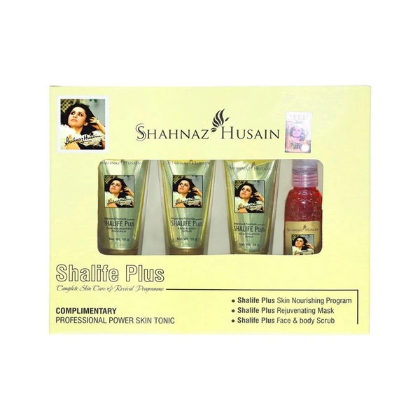 Shahnaz Husain Shalife Plus Complete Skin Care & Revival Program Min Kit - (30GM+15ML) - 45gms