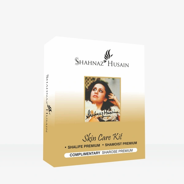 Shahnaz Husain Skincare Kit Premium (Shalife Premium 60GM + Shamoist Premium 60GM) – Free Sharose Premium 100GM