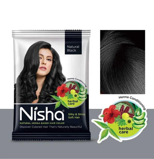 Nisha Henna Colour - Black